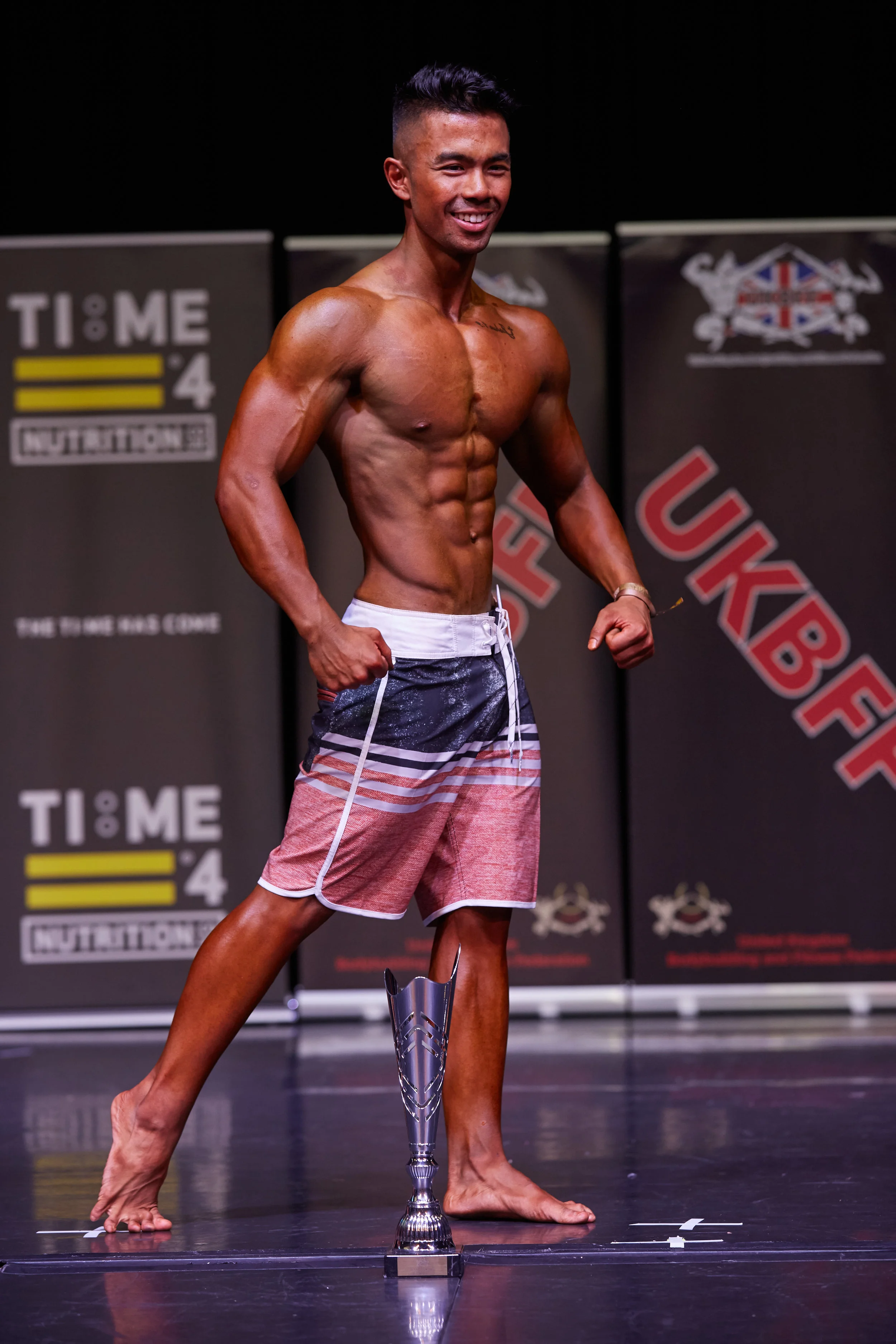 Justin Makil topped the 25-man junior physique category.