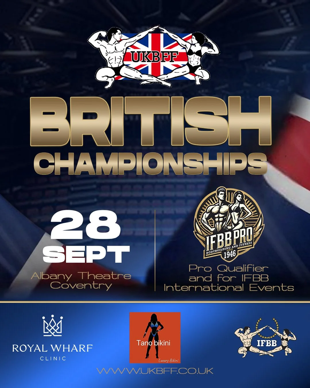 UKBFF BRITISH CHAMPIONSHIPS - Qualified athletes only