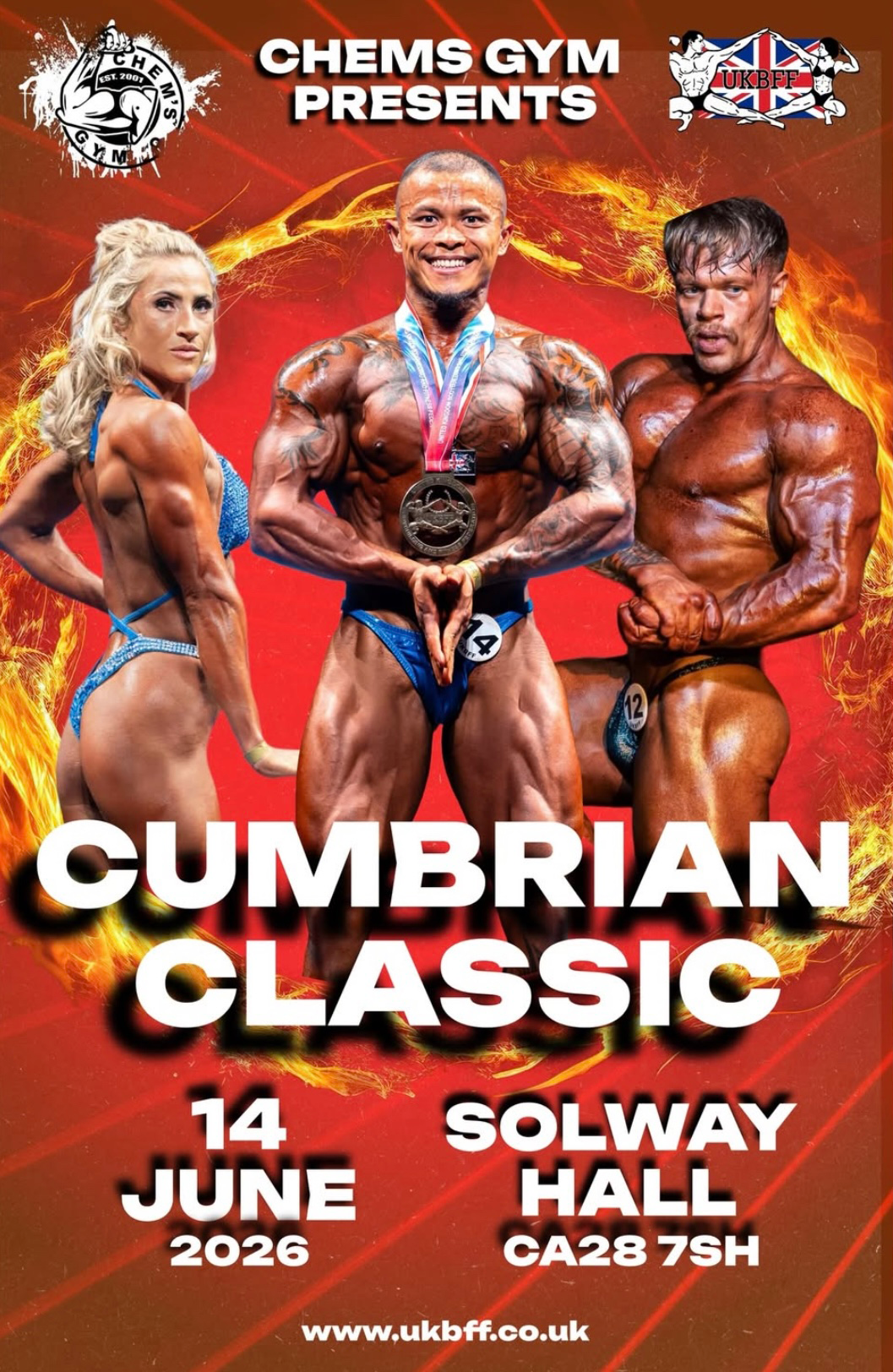 UKBFF Cumbrian Classic - QUALIFIER FOR BRITISH CHAMPIONSHIPS &amp; INTERNATIONAL IFBB EVENTS  (Copy)