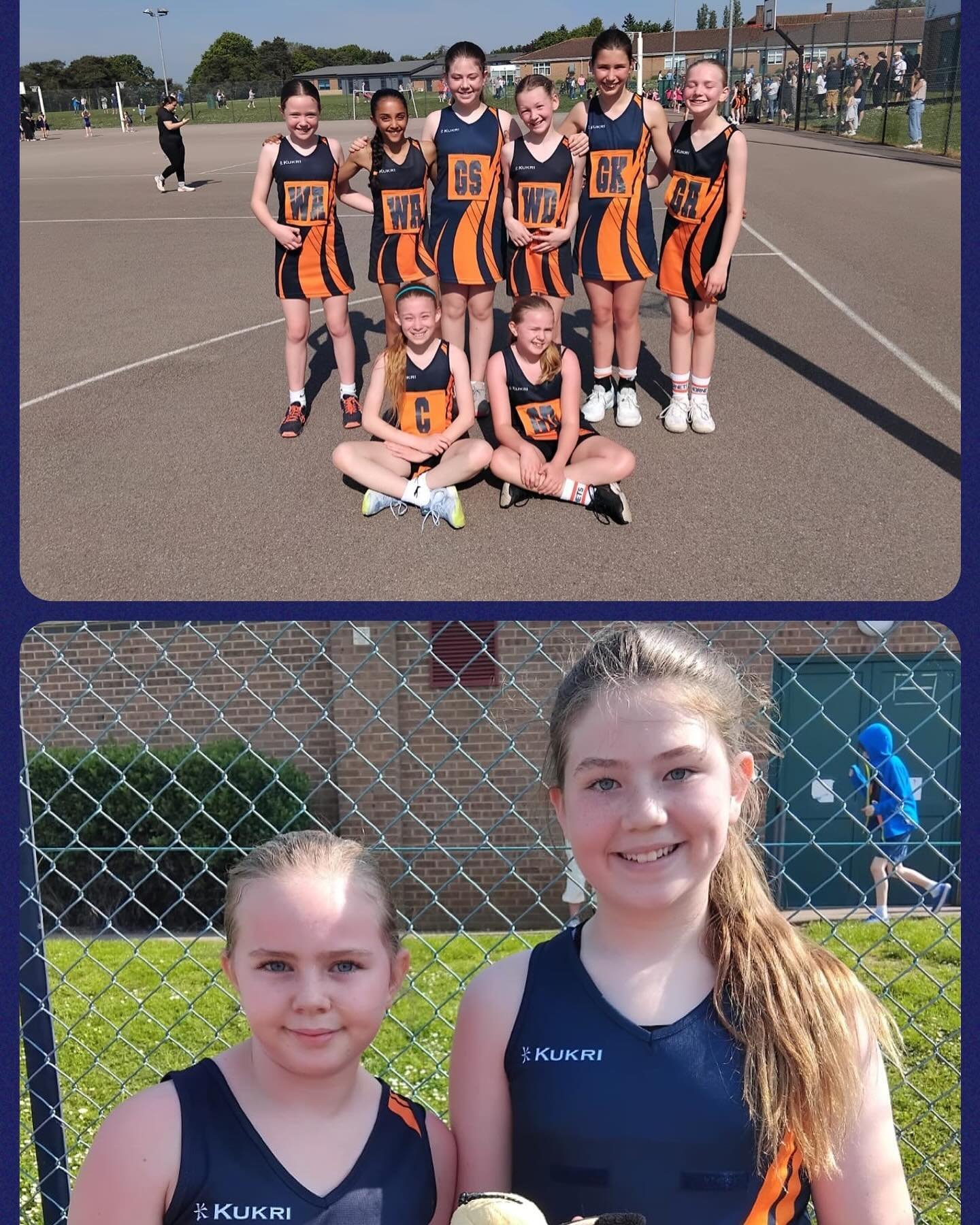 Well played to all the girls today in very hot conditions.  The oranges had the cooler 8.50am slot and secured a good victory against NNC 23-12. OPOM was Isla for her great shooting and movement with CPOM going to Immy for never giving up.
Navy&rsquo