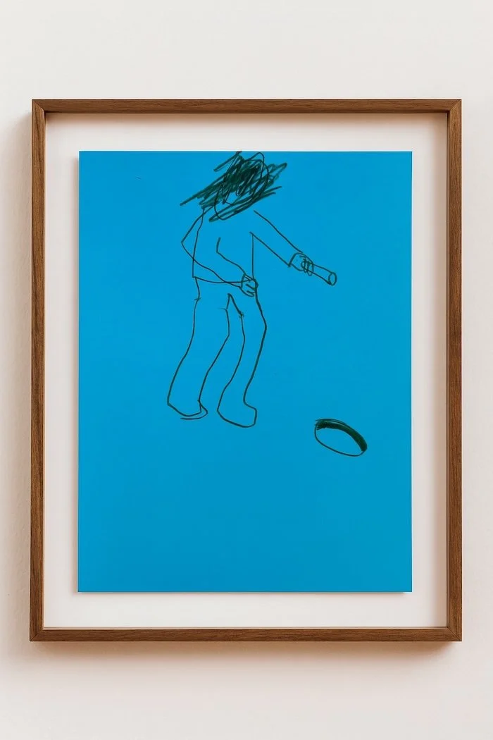 Marc Horowitz "Oh Shit!", 2025 Pencil on paper 11.5 x 8.25 inches (w/o frame)