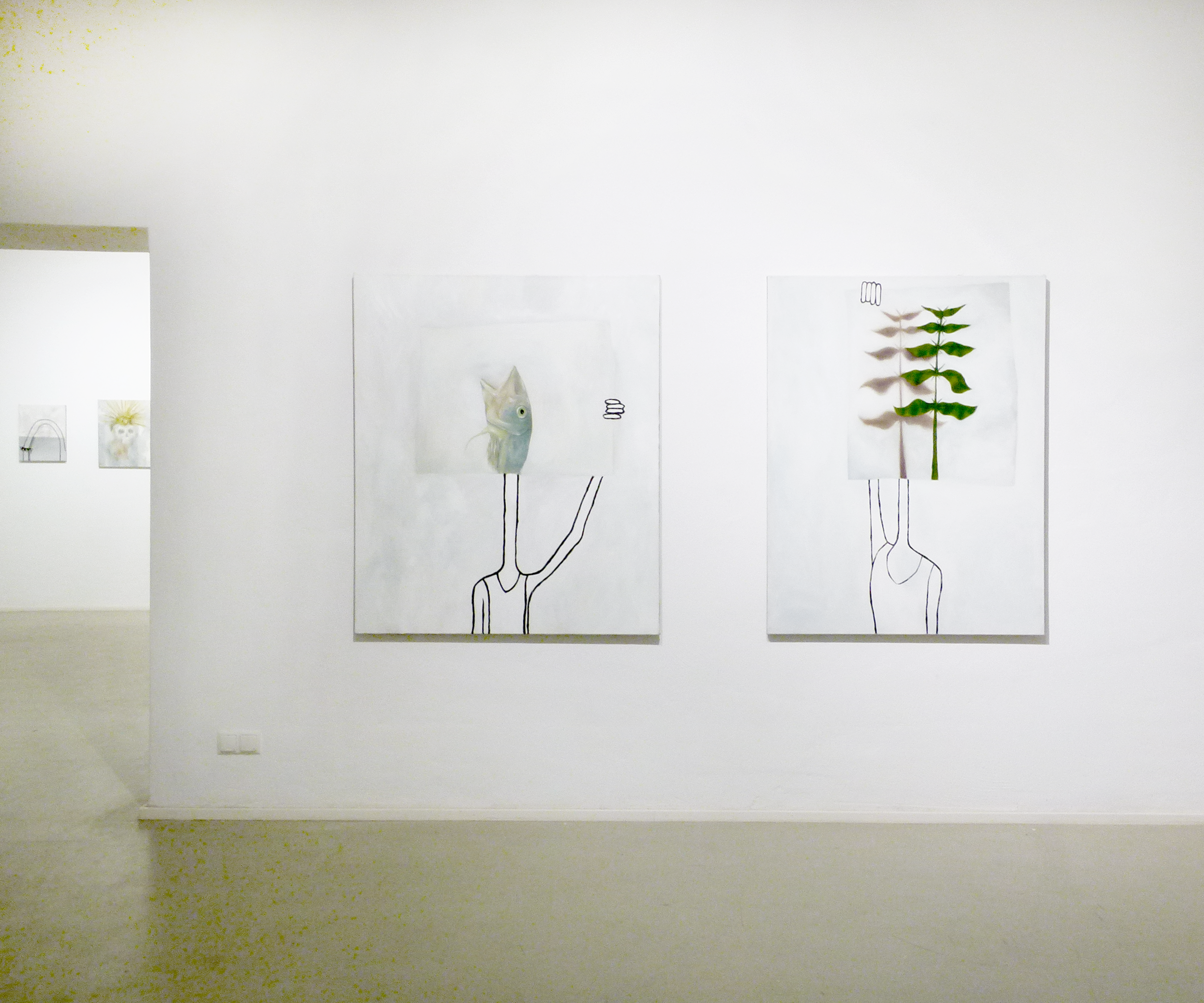 Ausstellungsansicht ‘tote Ganoven’, Frappant e.V