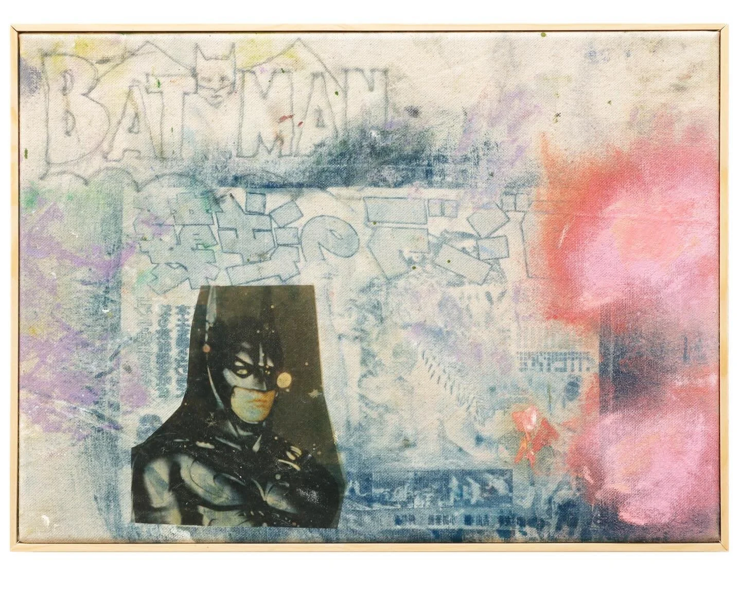 Blumen für Batman, 2025, 30cmx 40cm
@neuer.aachener.kunstverein auktion
#froheweihnachten🎄 #benefizauktion 
schaut mal bei der Auktion rein :)