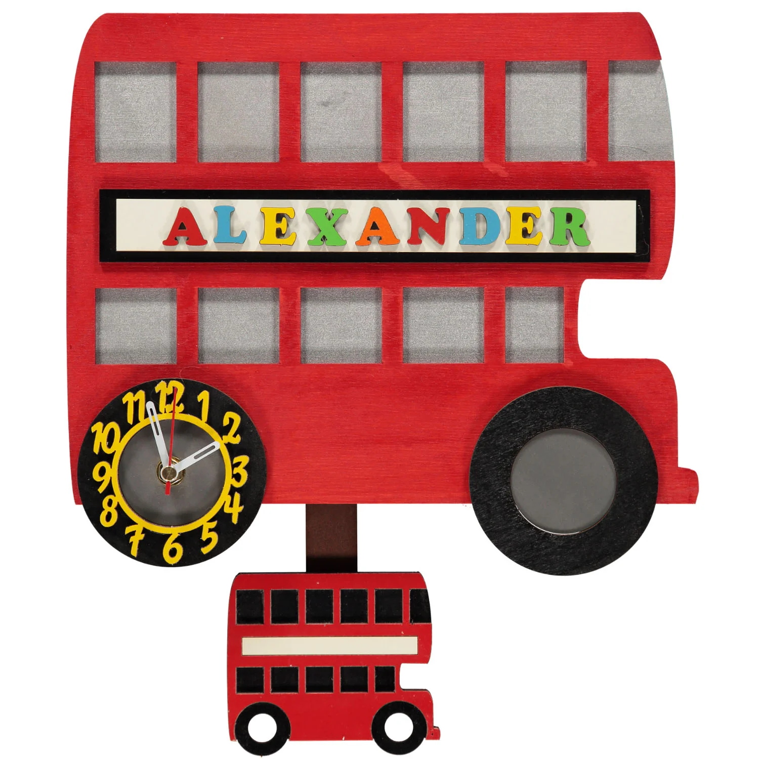 London Bus Personalised-pendulum-wooden-clock.jpg