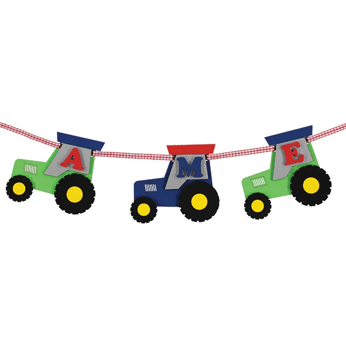 Tractor-personalised-name-garland-close-up.jpg