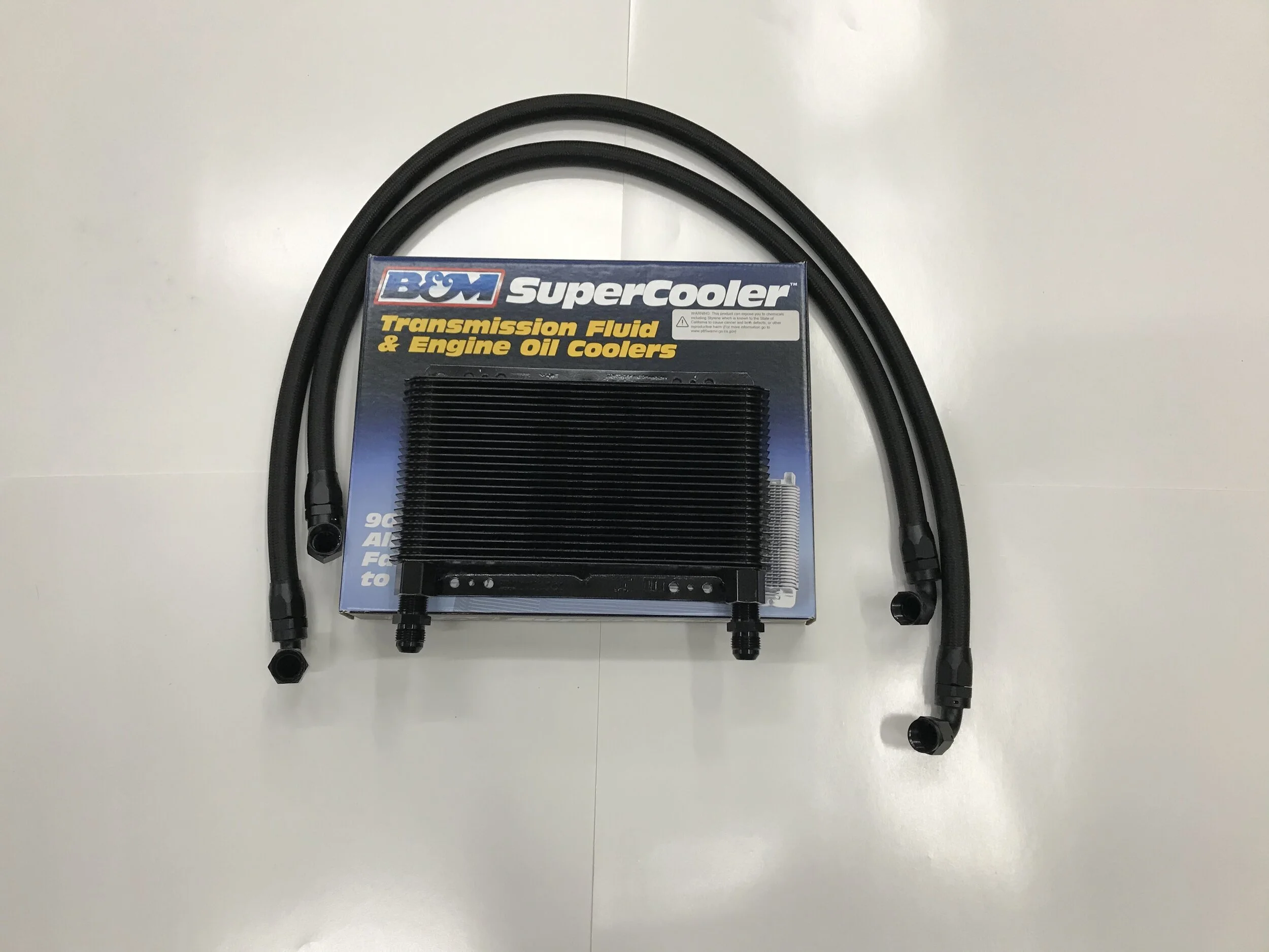 L-Series -10an Nylon Braided Engine Oil Cooler for 1970-1983