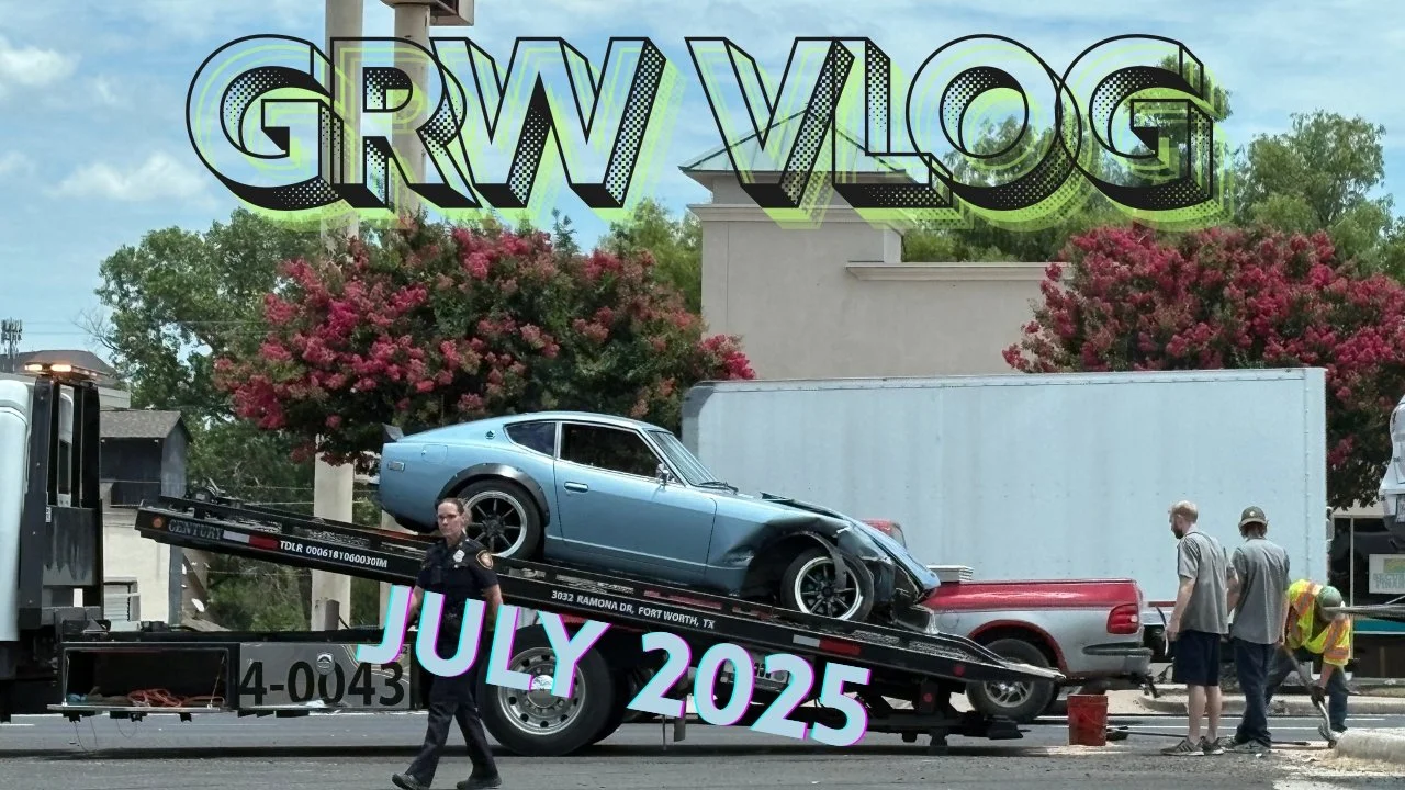 ⚠️ Don't Snooze on this month's VLOG Episode on YouTube ⚠️

See the latest project car updates, as well as other general foolery at GRW for the month of July. We did announce earlier this month that we will be taking a slight pause on the monthly VLO