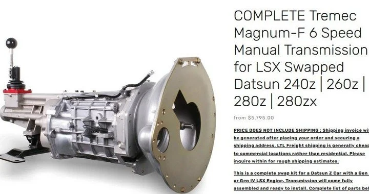 ⚠️PRODUCT SHOWCASE⚠️

We fully support the LS Swap market for the Datsun community. Having installed this complete Tremec Magnum-F Kit in house across several vehicles, this is easily the path of least resistance, and bang for your buck for any moder