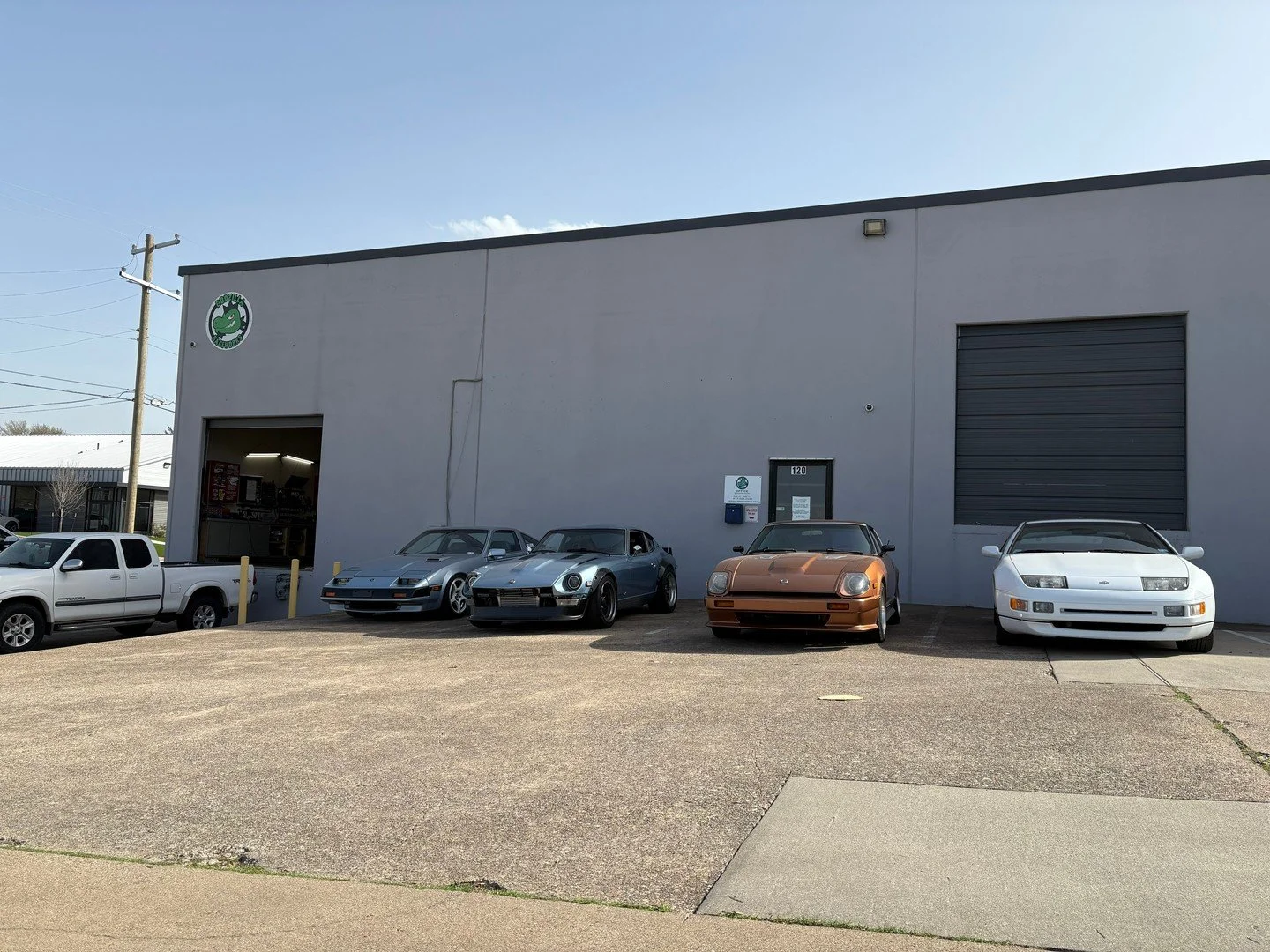Happy Monday!
A few months ago we took the rare opportunity to take a picture of 4 generations of Z cars in front of our office.
We are honored to be a part of so many cool projects and involved with so many repair and maintenance jobs, that we oft
