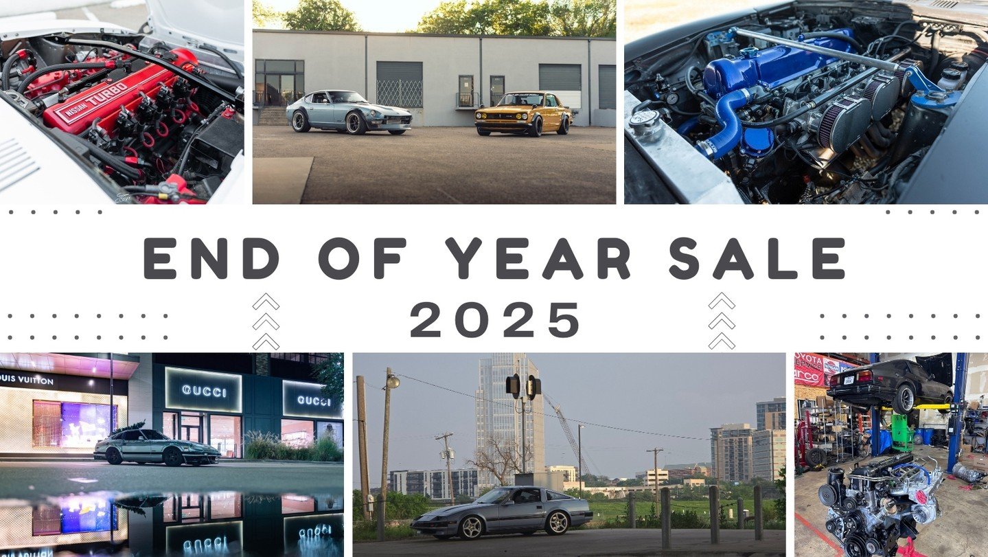 ⚠️ The GRW End of Year Sale begins CHRISTMAS DAY 12/25 ⚠️ 

Our final sale of the year begins at MIDNIGHT CST on 12/25. Now is the time to snag a great deal on a Plug and Play Meagsquirt Kit, Bosch fuel injectors, Pallnet fuel rail kits, and many mor