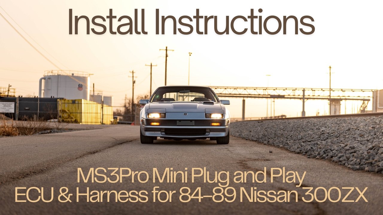 ⚠️ Installation Instructions for the Z31 MS3Pro Mini Plug and Play EFI system are LIVE on Youtube ⚠️ 

Visit our Youtube channel by clicking the link below

https://youtu.be/udKvzyOdRCs?si=XOot0jiLGoivwEX5

Get the same functionality and firmware sup