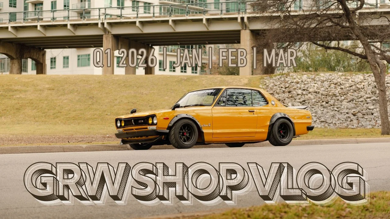 ⚠️ We have finally released our first VLOG episode of 2026 ⚠️

See the latest project car updates, as well as other general foolery at GRW for the first quarter of 2026, as we were prepping for Texas Z Fest. We took all extra time to allot to preppin