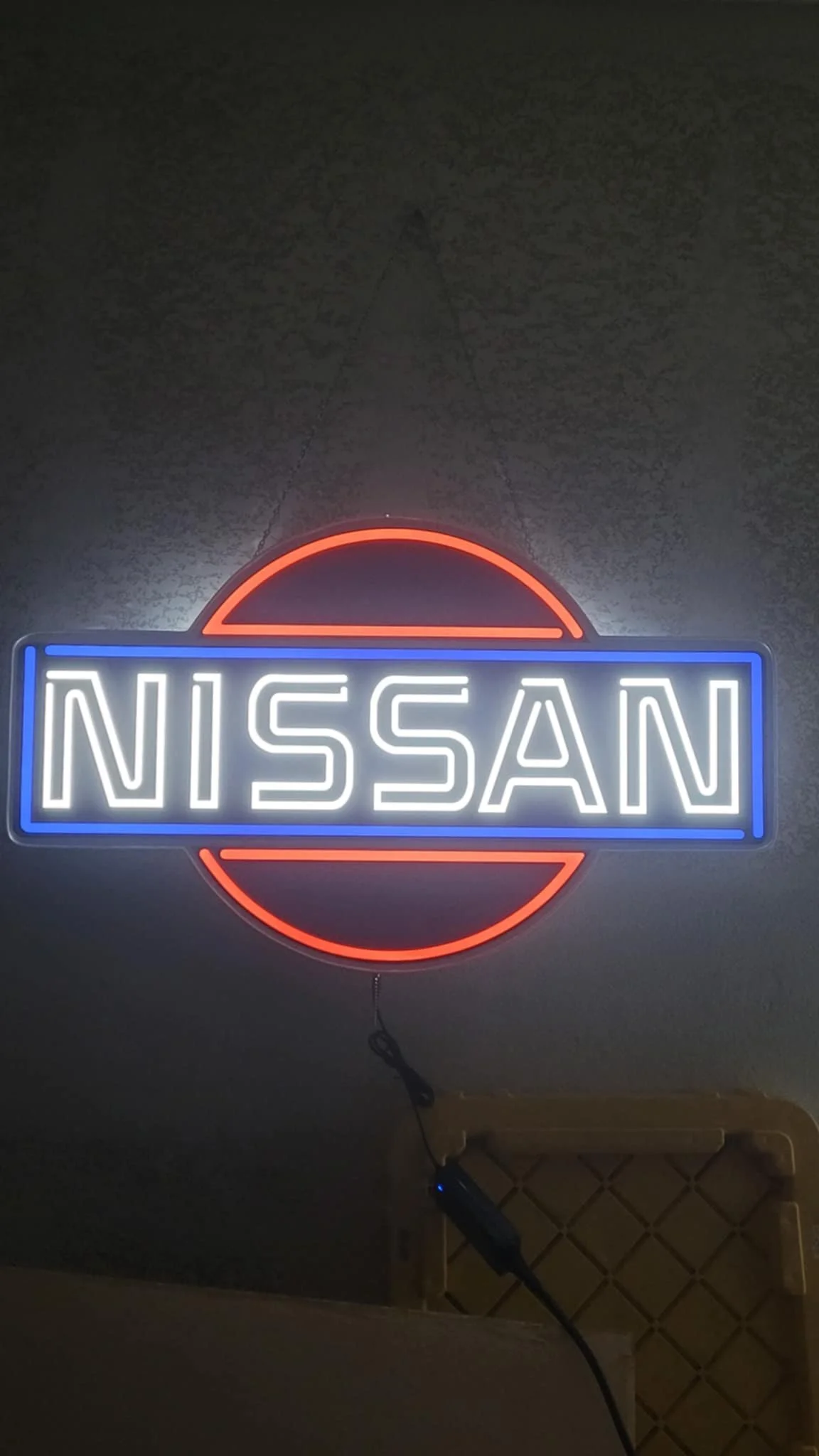 Nissan Throwback LED Neon Garage / Mancave Sign — Godzilla Raceworks