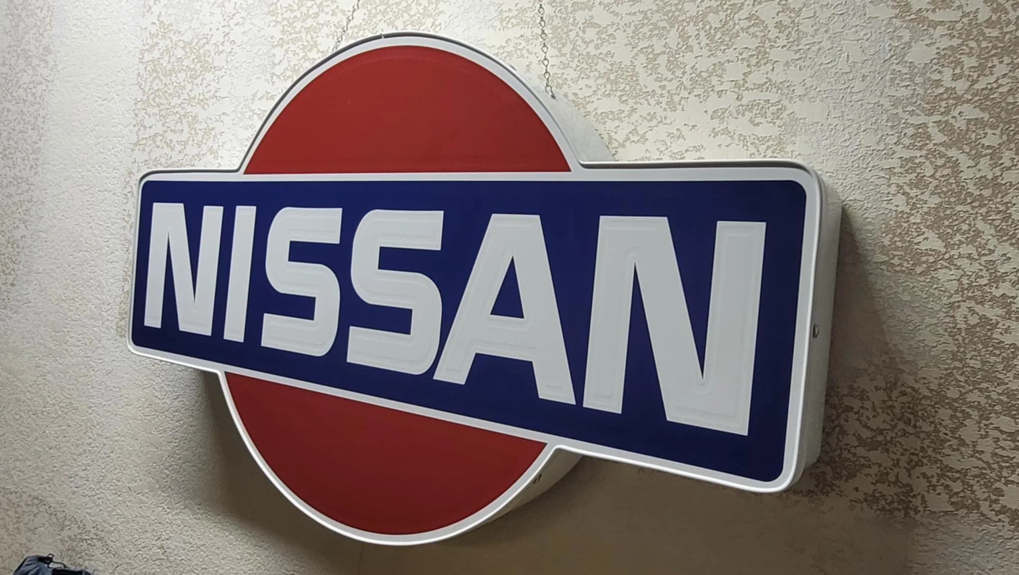 Nissan Throwback LED Neon Garage / Mancave Sign — Godzilla Raceworks