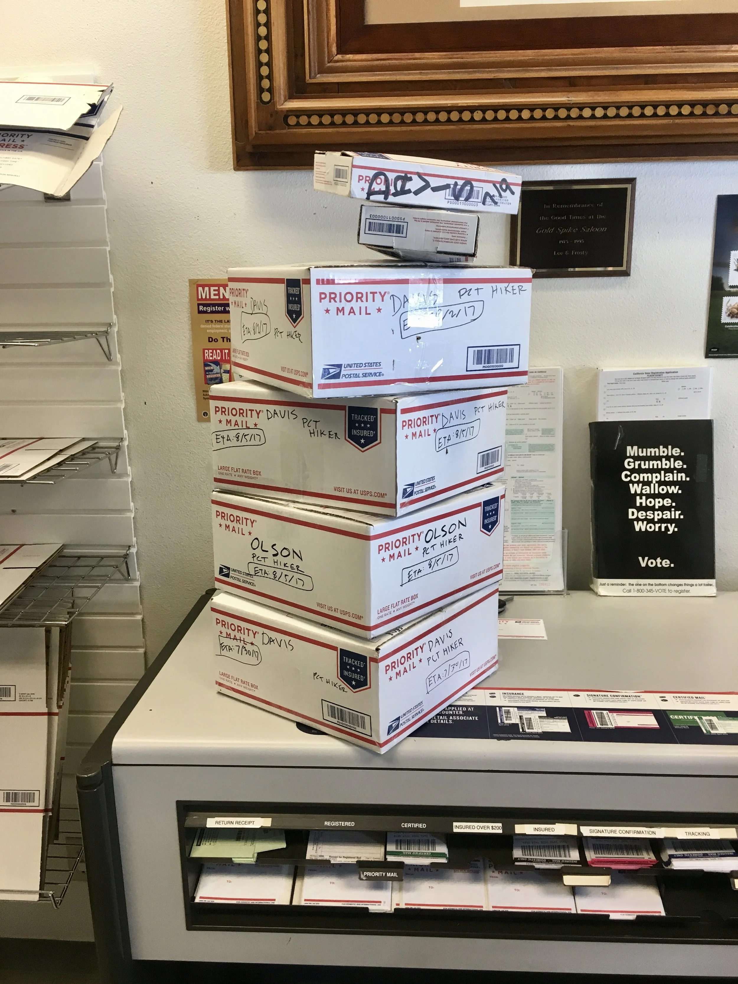 A productive trip to the Tahoe City post office