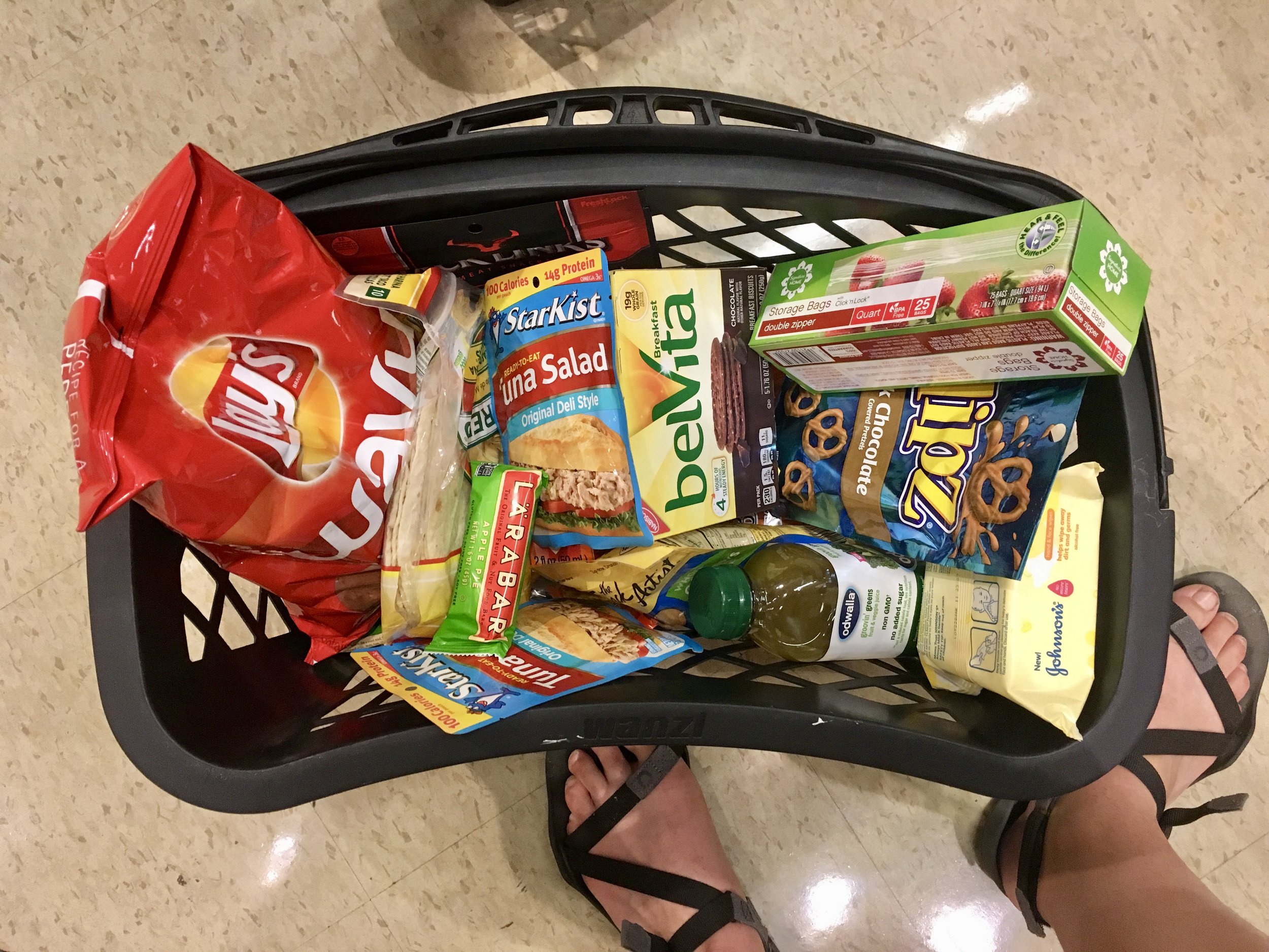 My first attempt at resupplying on trail in Lake Isabella, CA