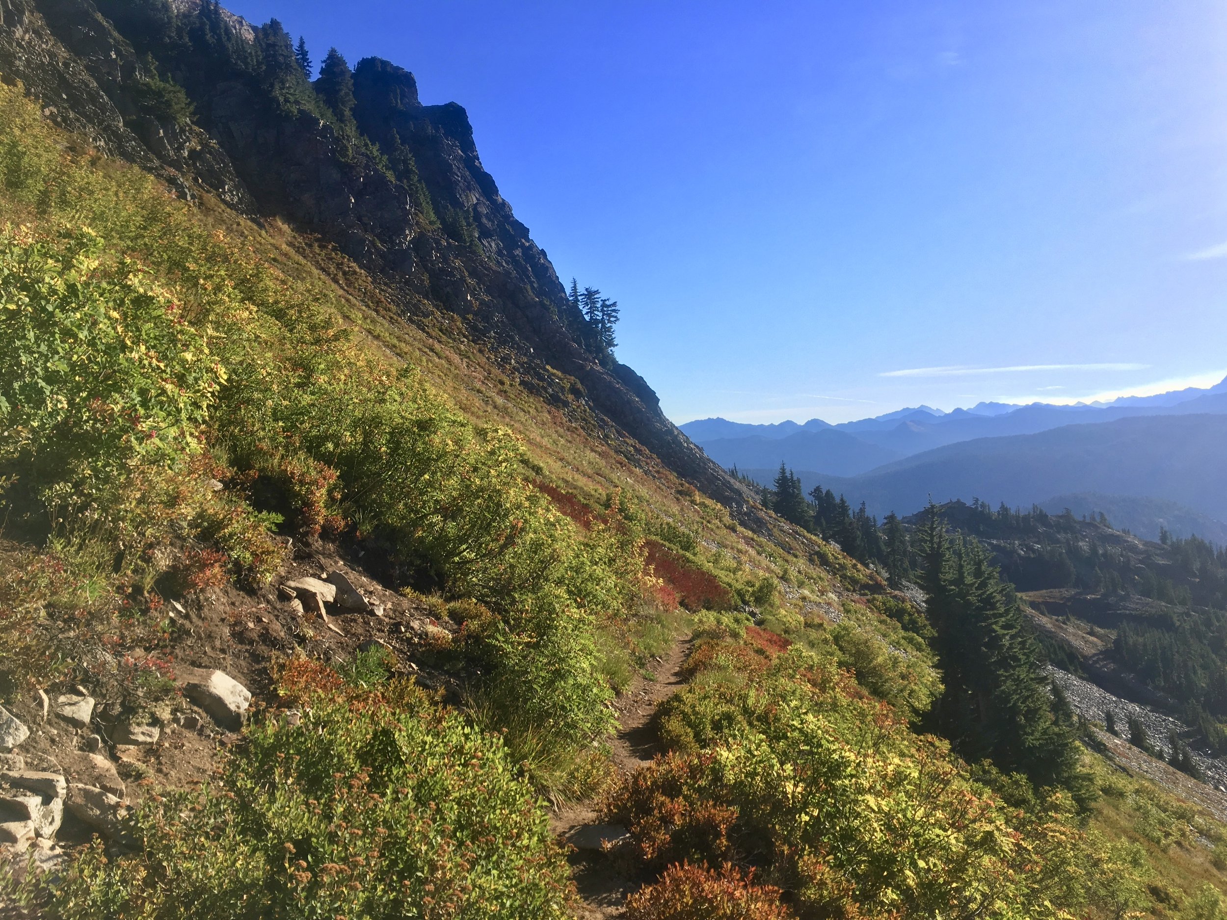 The Cascades were nothing short of brilliant, and we slowed down so we could soak up the last moments of the trail.