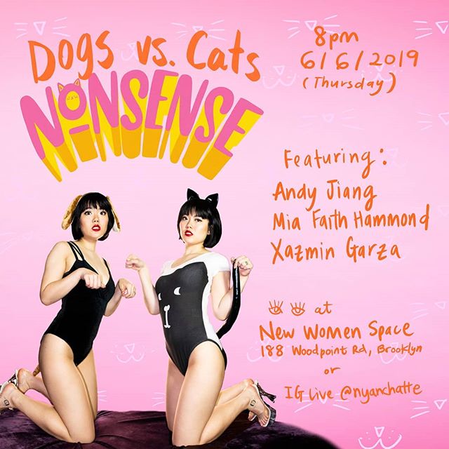 The age old debate is coming to Nonsense... Feat @miafaithhammond on Team Cat with @nyanchatte and @startswithanx + @andyjiang on Team Dog 😆😆