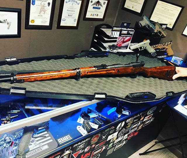 This is a 7.7 Japanese Arisaka we refinished in Graphite Black Cerakote! 🇺🇸🇯🇵 #cerakote #cerakotelove #cerakotemafia #cerakoteaddict #sublimemodifications #sublimemodificationsrocks #southgeorgia #valdosta #hahira #hahiralife #tifton #tiftonga #t