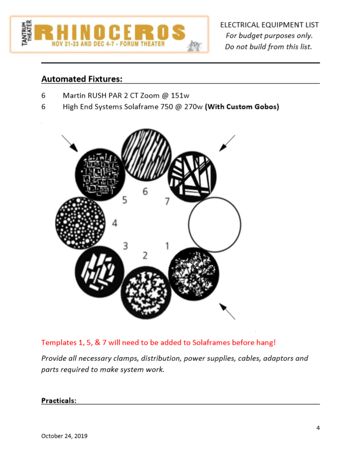 Rhinoceros: Shop Order