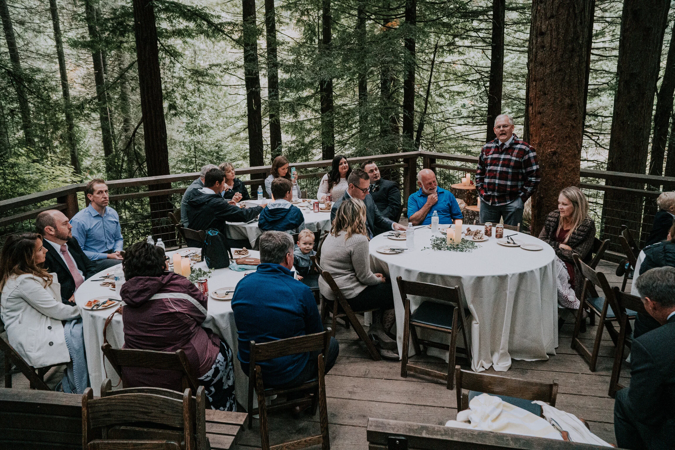Hoyt Arboretum Redwood Deck Portland Oregon Wedding Photography