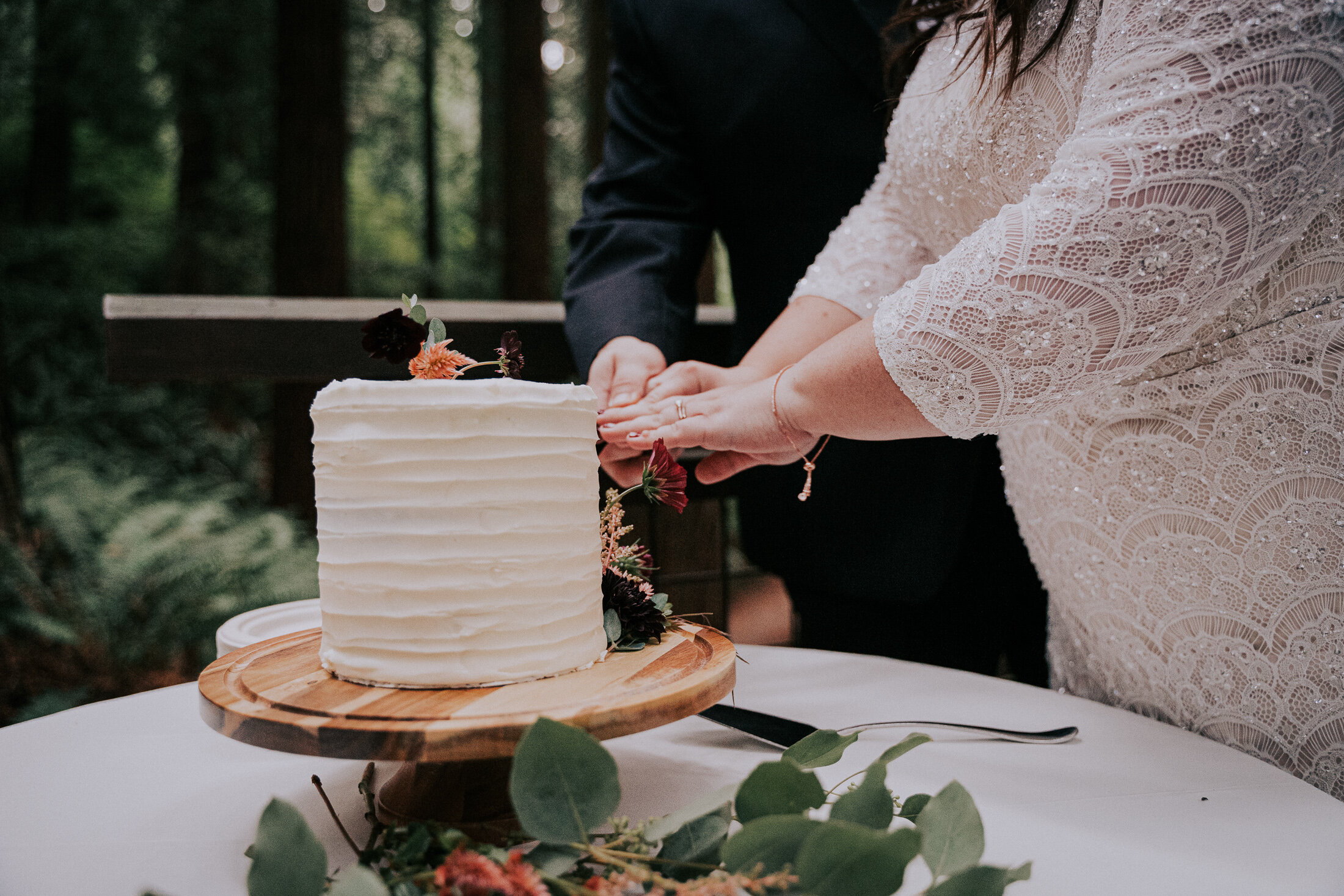 Hoyt Arboretum Redwood Deck Portland Oregon Wedding Photography