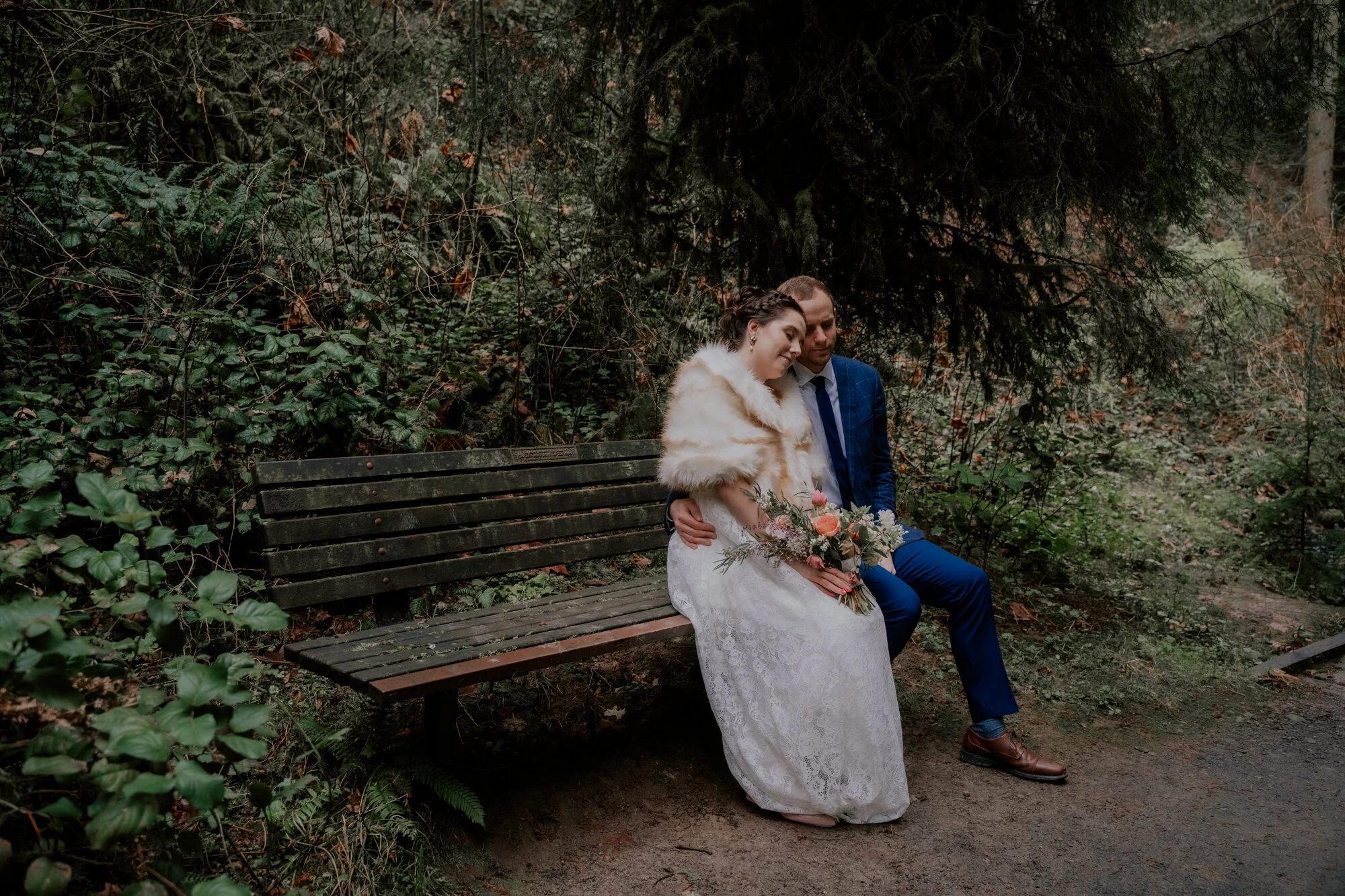 Hoyt Arboretum Elopement Portland Oregon