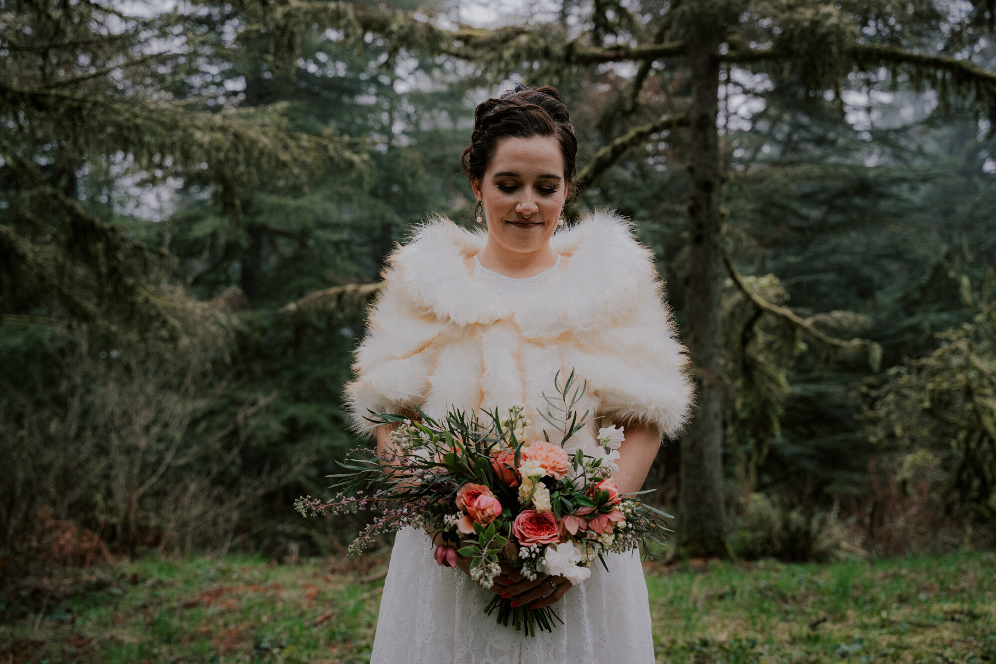 Hoyt Arboretum Elopement Portland Oregon