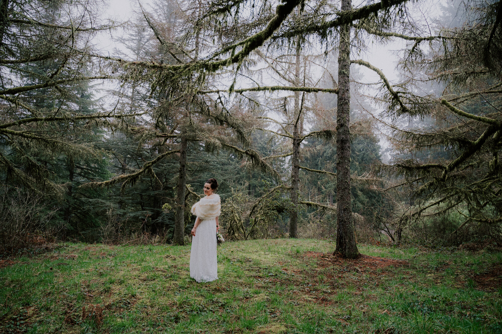 Hoyt Arboretum Elopement Portland Oregon