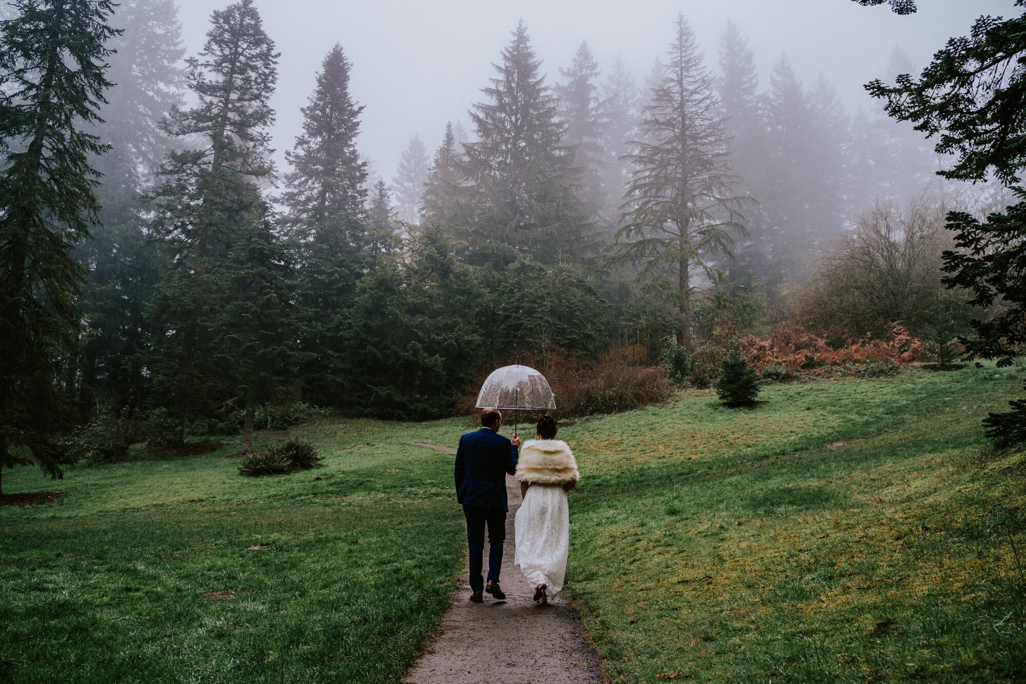 Hoyt Arboretum Elopement Portland Oregon