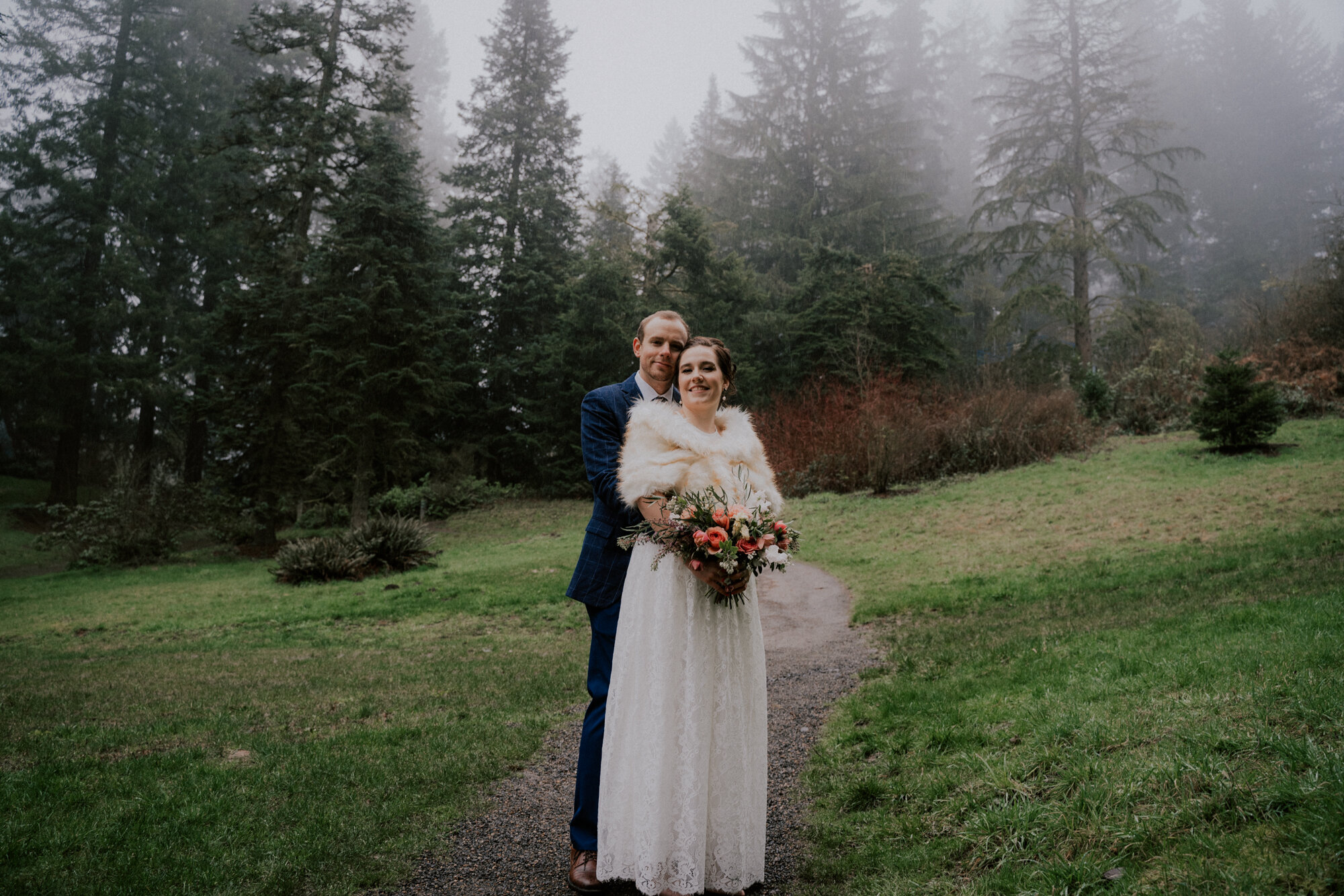 Hoyt Arboretum Elopement Portland Oregon