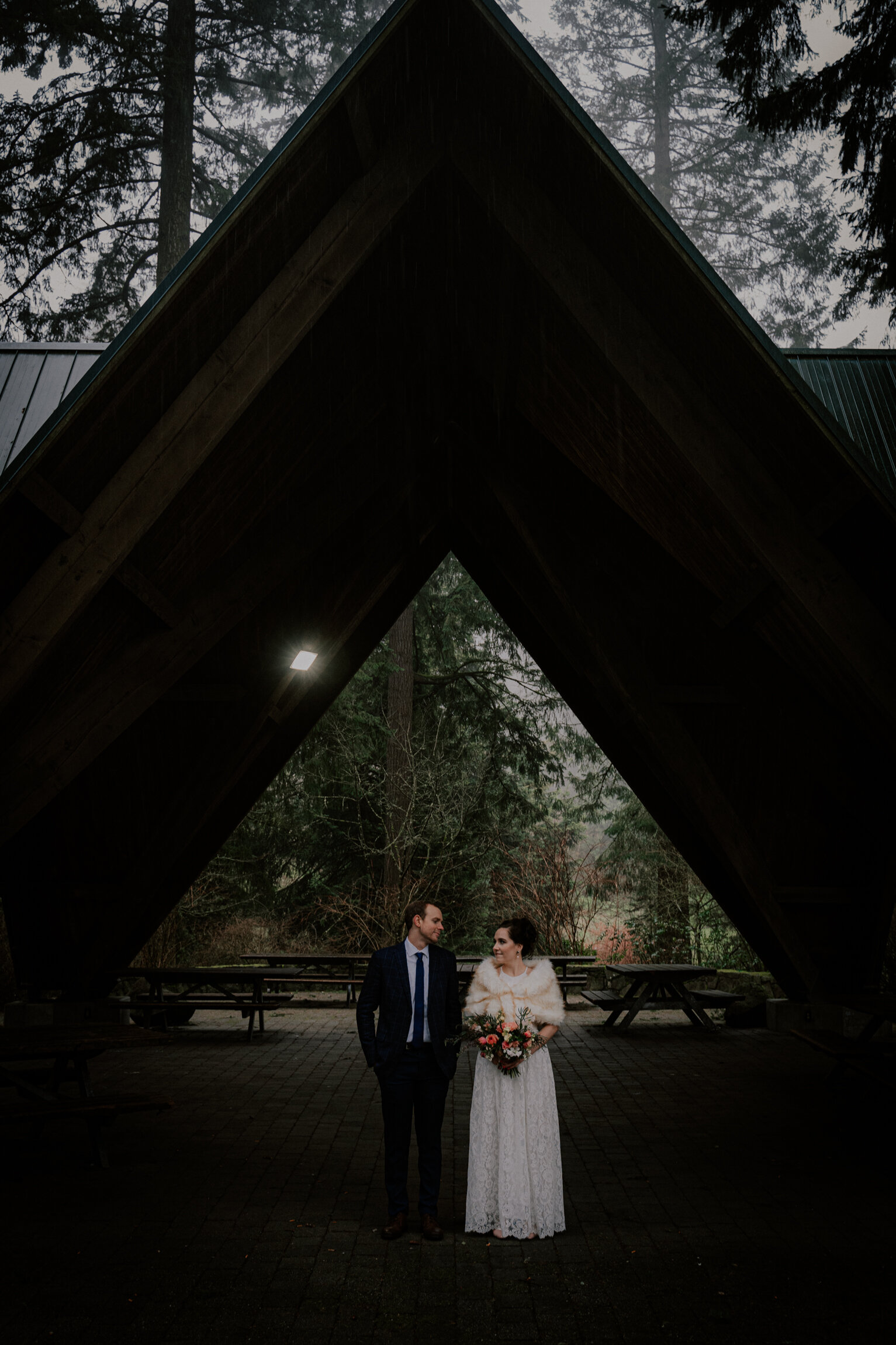 Hoyt Arboretum Elopement Portland Oregon