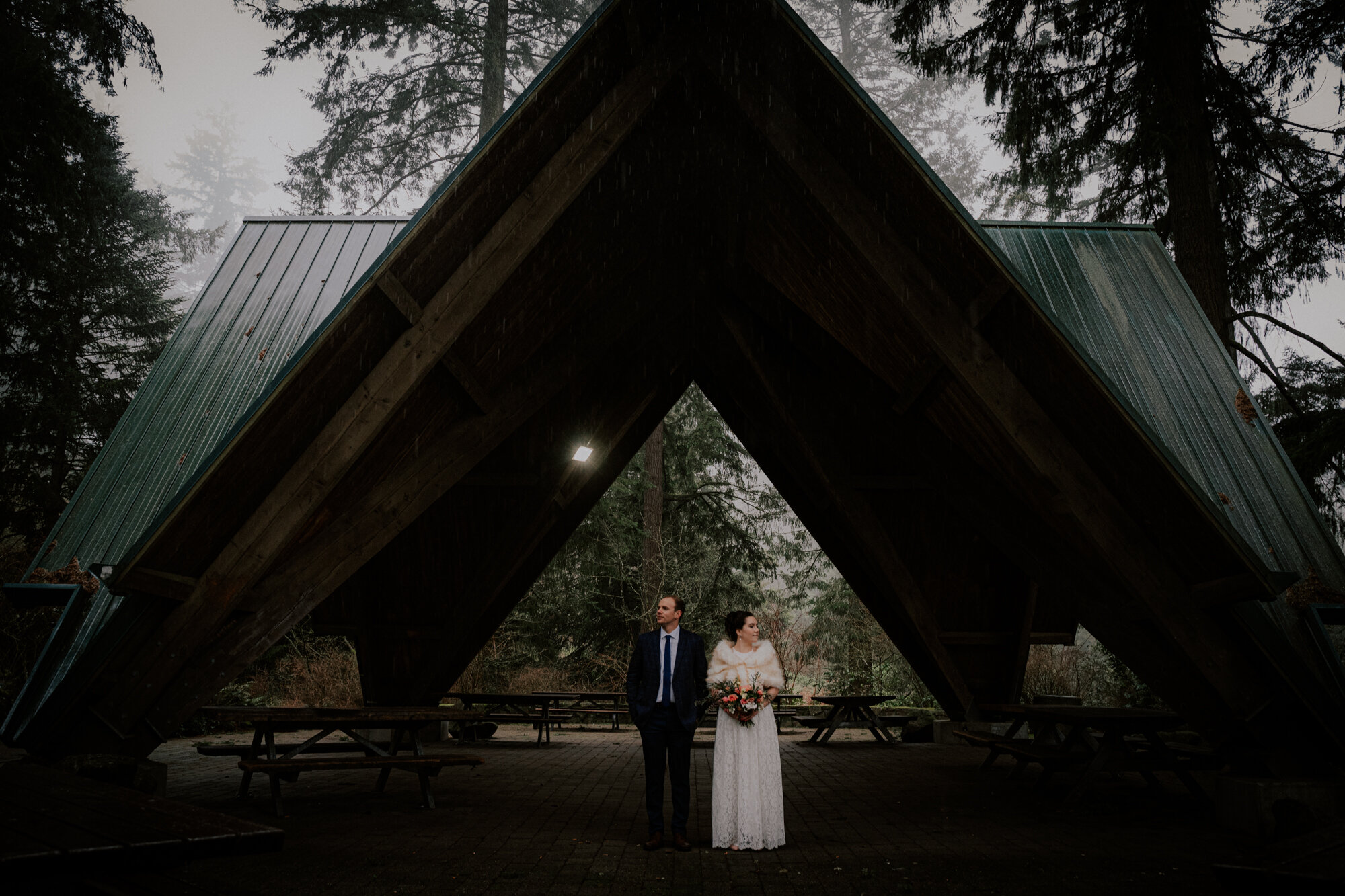 Hoyt Arboretum Elopement Portland Oregon