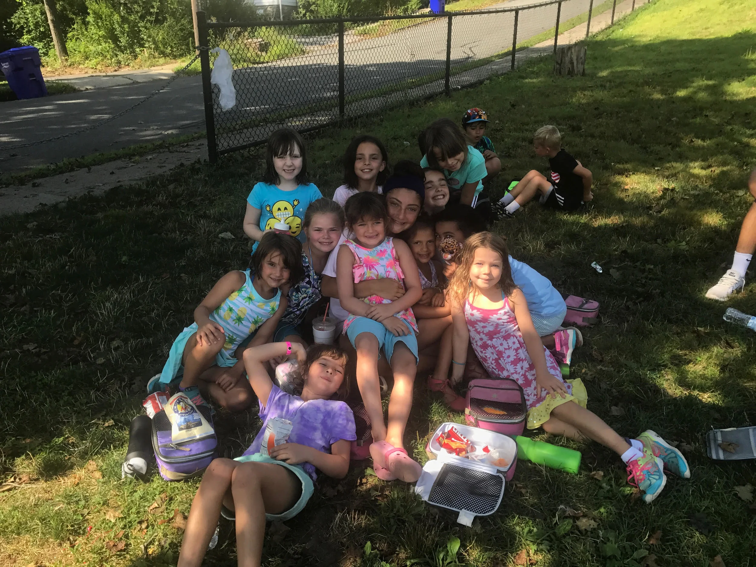 Picnic lunch at the Boys and Girls Club of Assabet Valley
