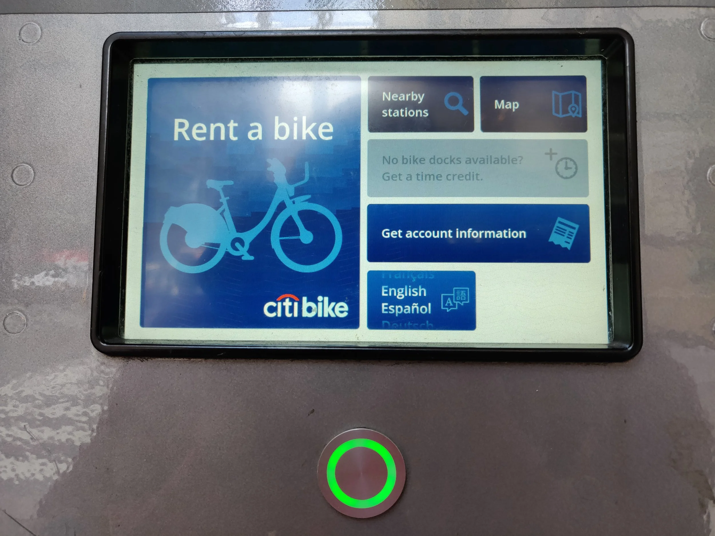 citi bike kiosk near me