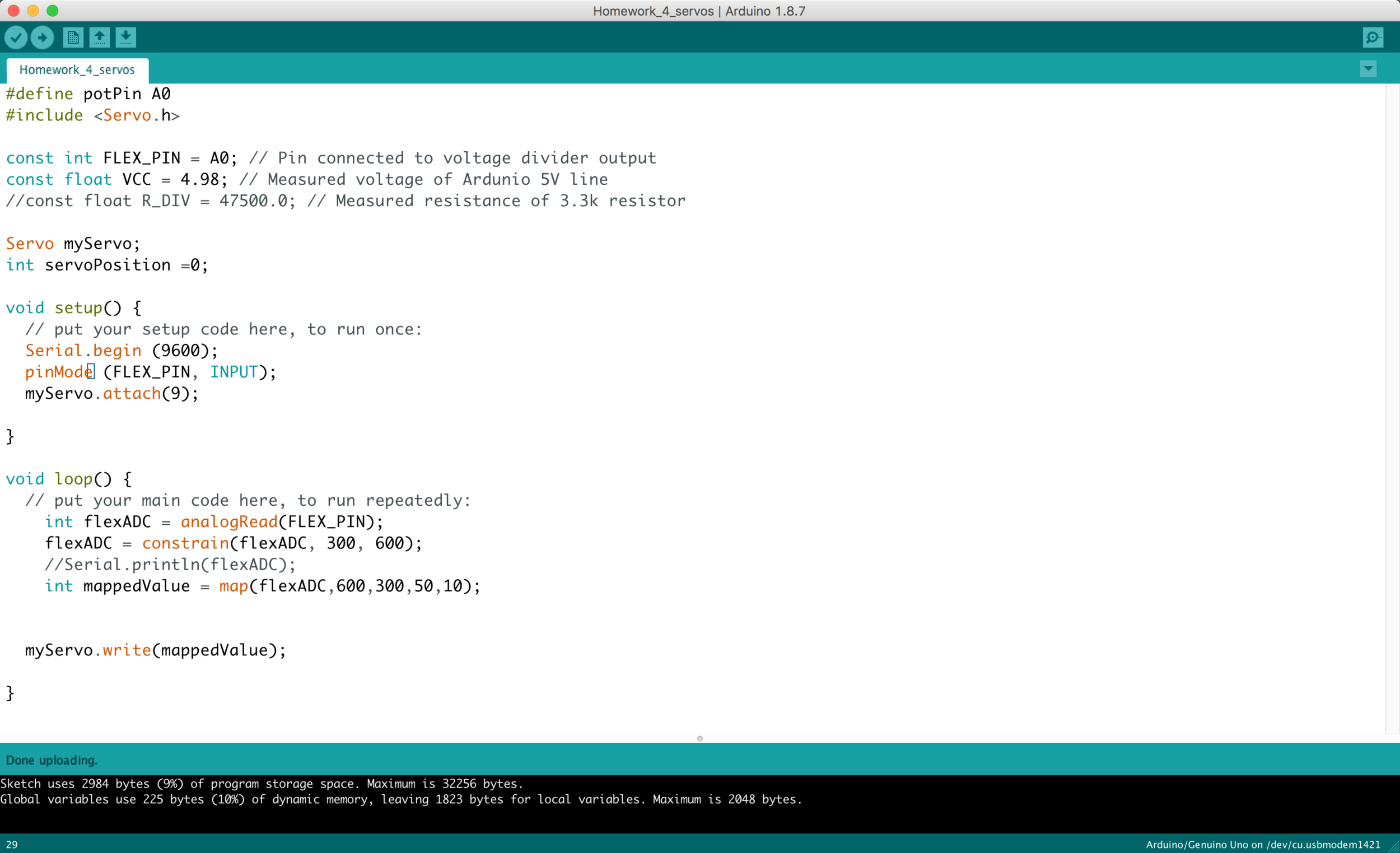Arduino Program