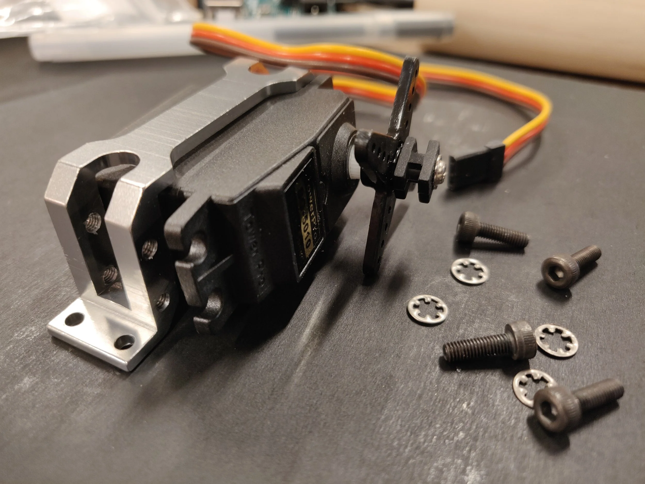 Standard servo and mount
