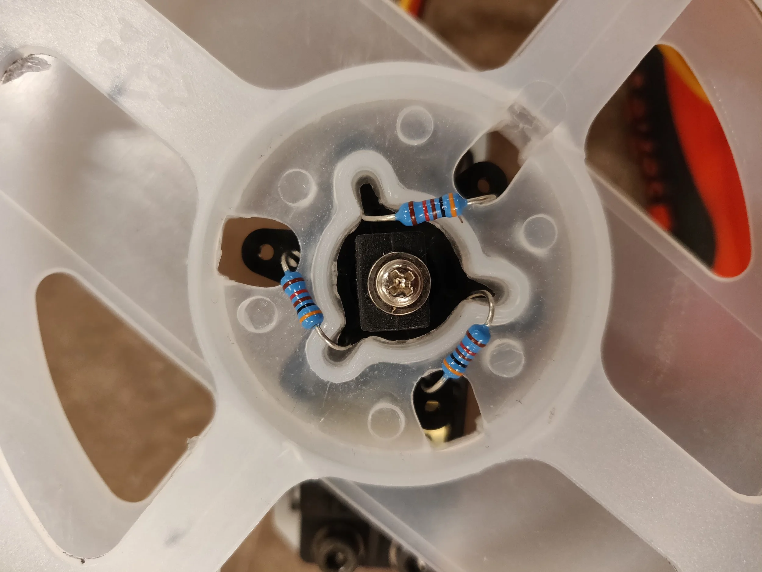 Resistors as joints for the ellipse