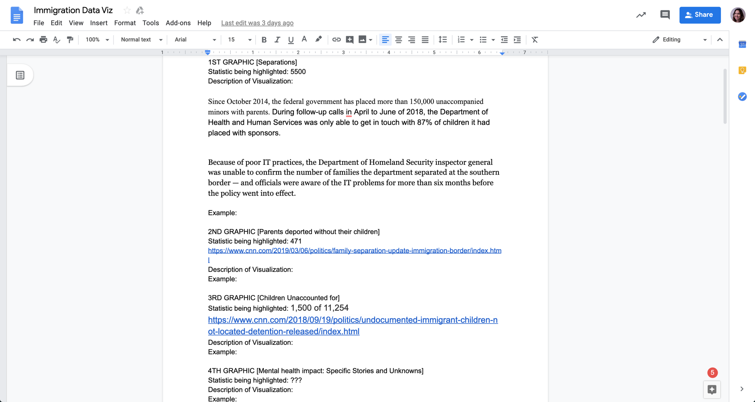 Content strategy and data collection