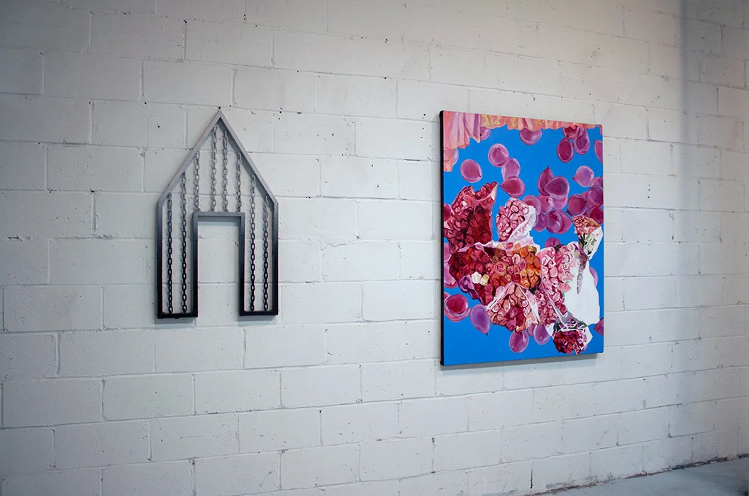 Installation view at La Bodega Gallery, Baltimore, MD