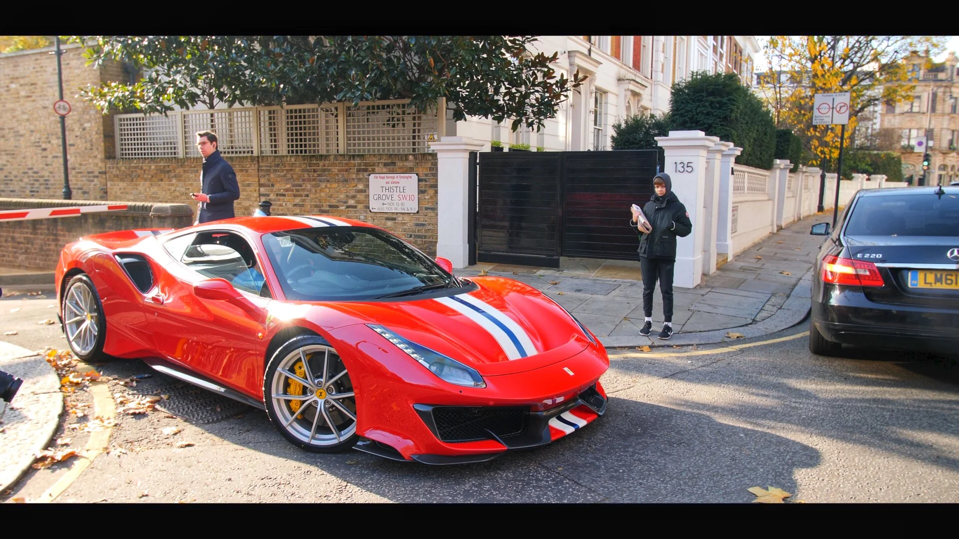 First New Ferrari 488 Pista Driving In London Invitation