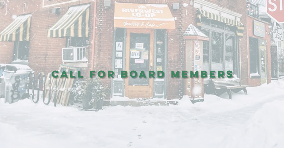 Consider Joining the Board, Help Lead the Co-op!