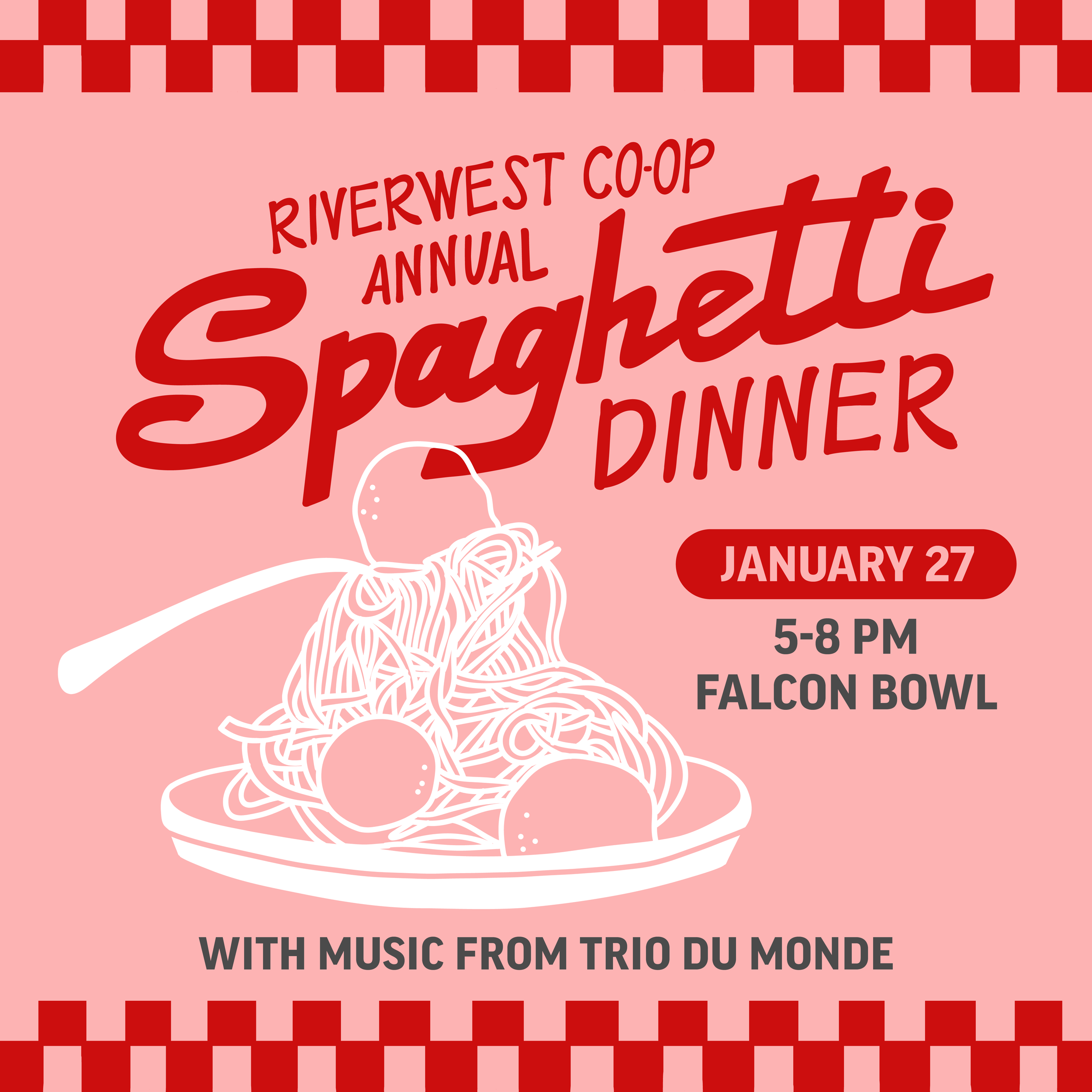 Annual Spaghetti Dinner Returns on January 27