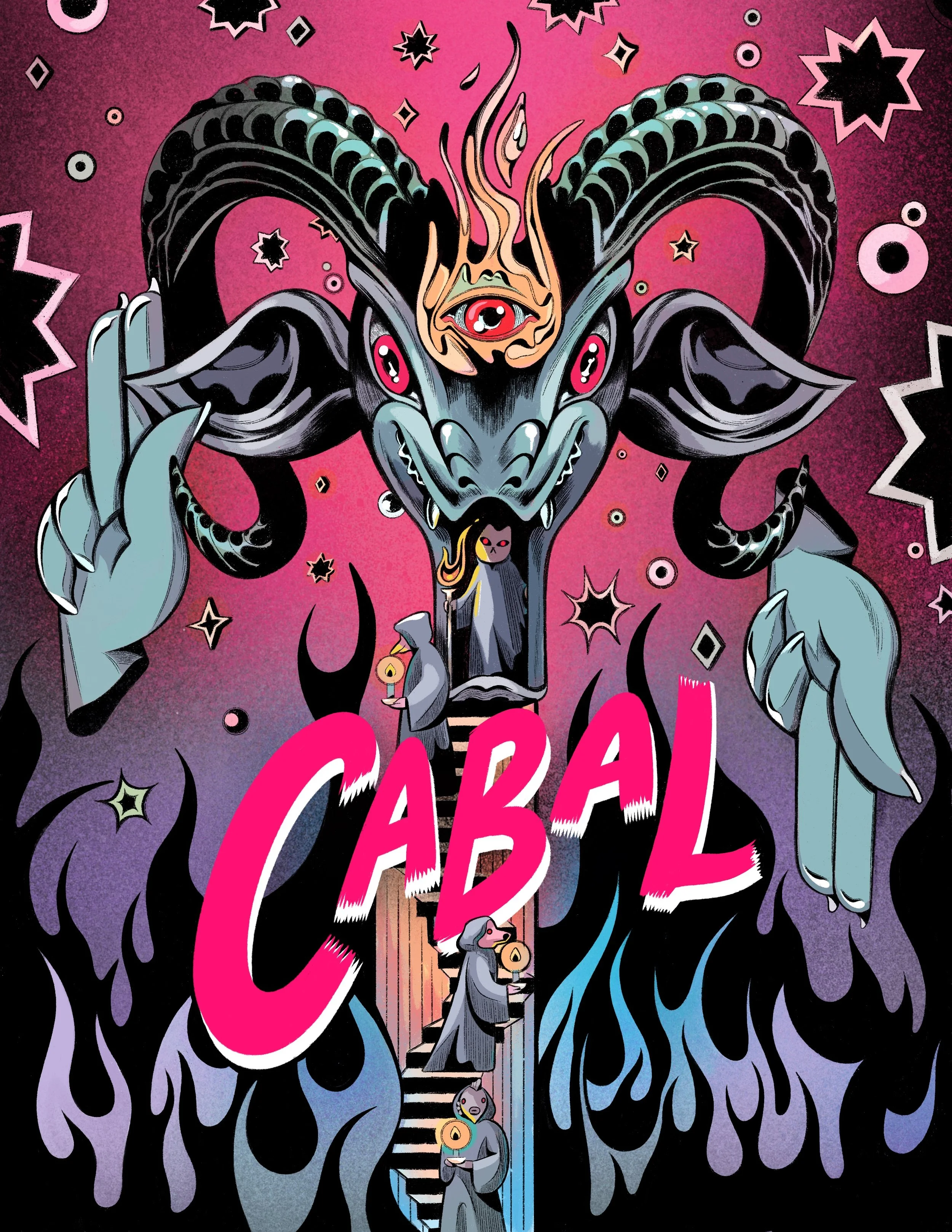 POSTER for 'The Cabal', a UCB Comedy Collective