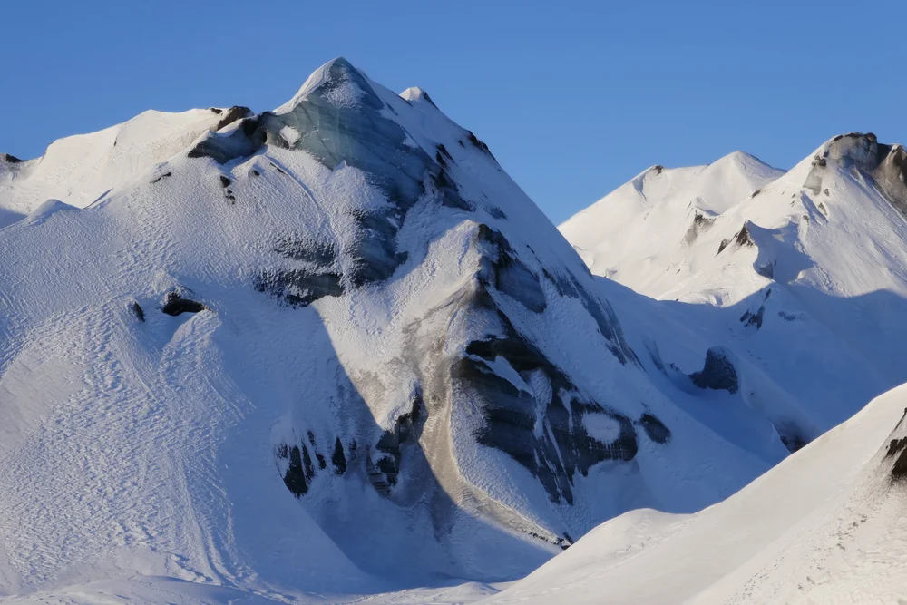  I can’t get over how beautiful the ice looked peeking through the snow 
