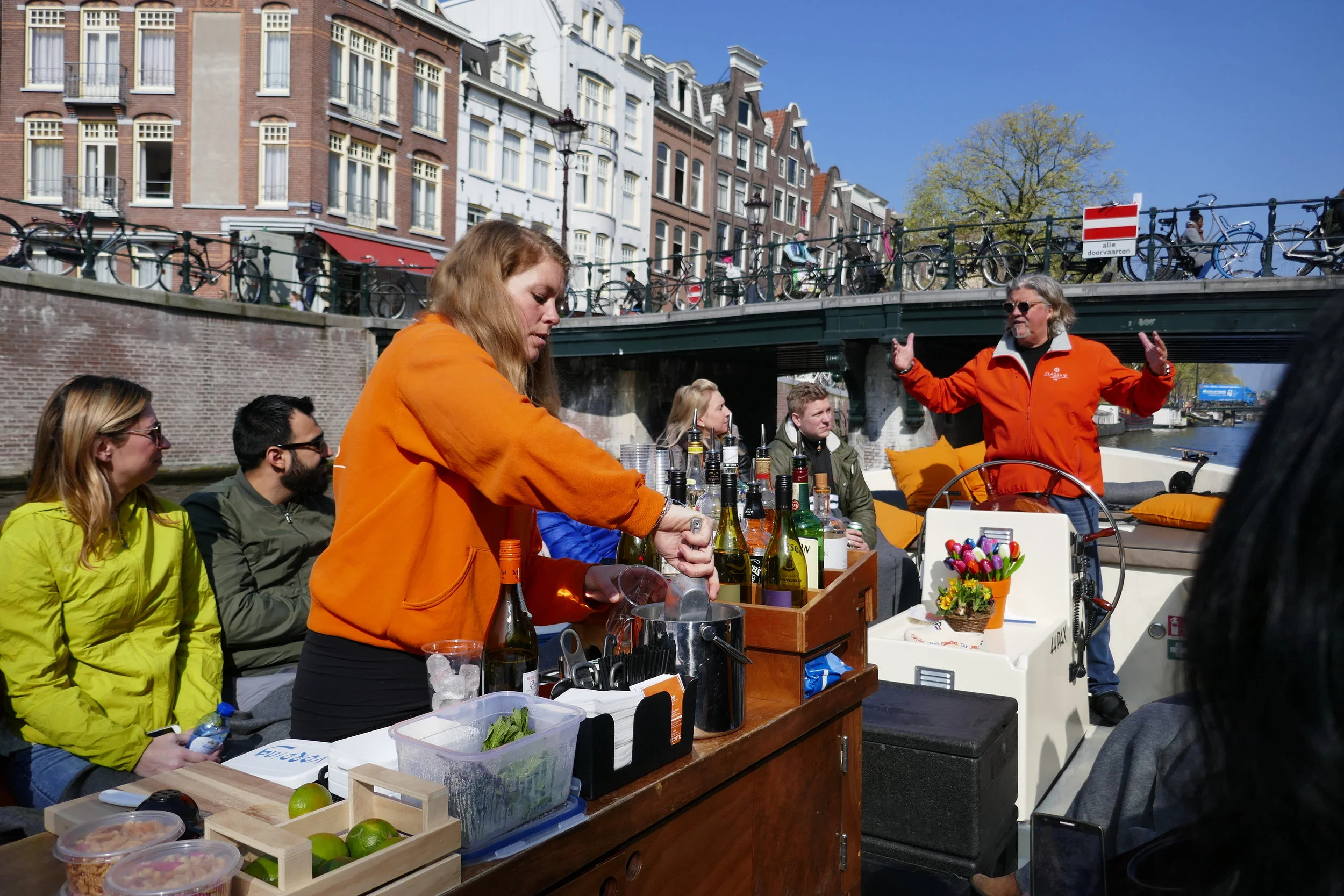  On our second visit to Amsterdam, we did a great boat tour and saw the city from a very different vantage point.  