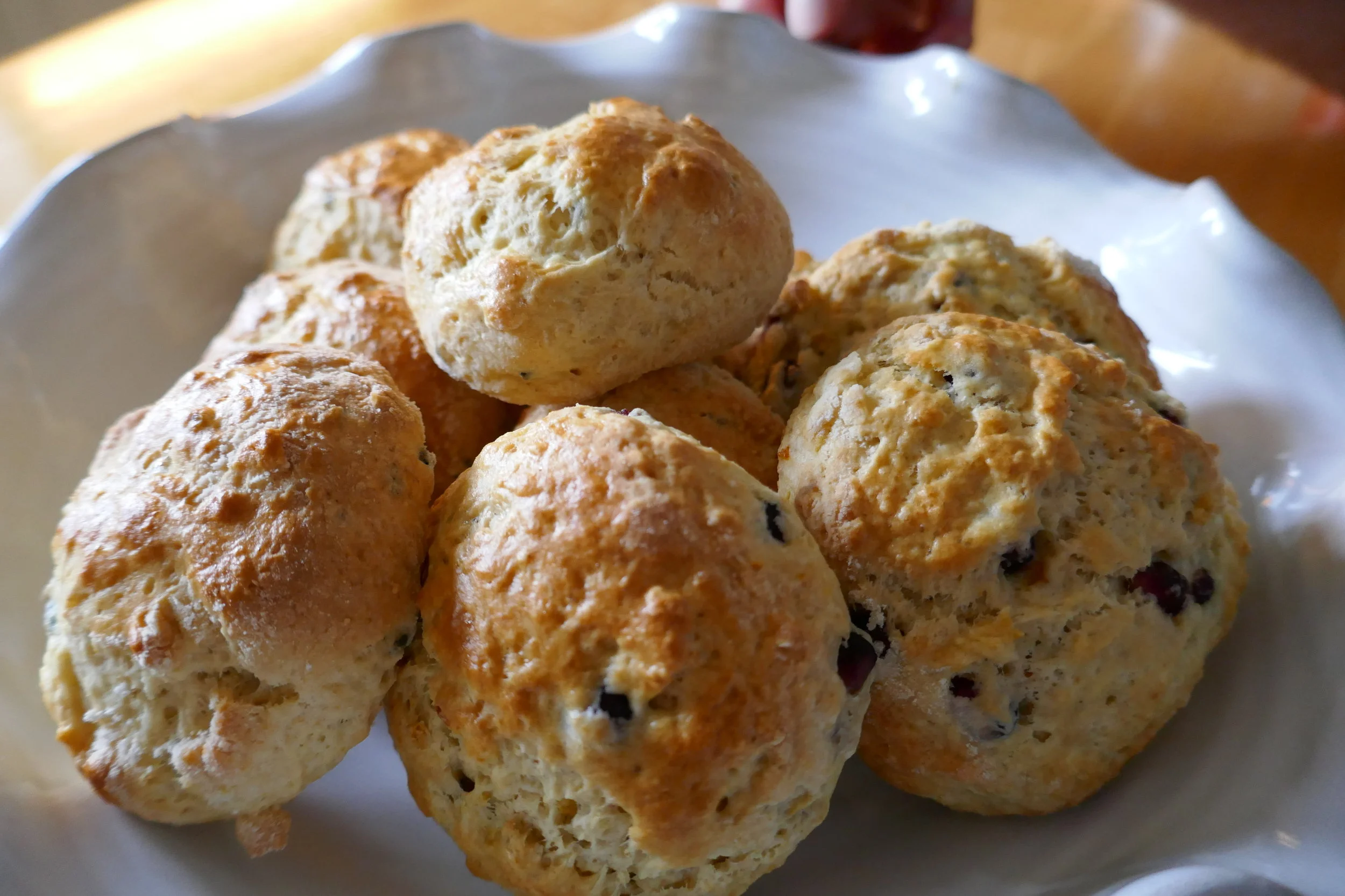 simple fruit scones
