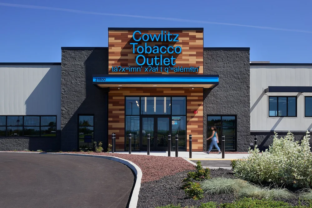 Cowlitz Tabacco Outlet, The Cowlitz Indian Tribe — KMB architects