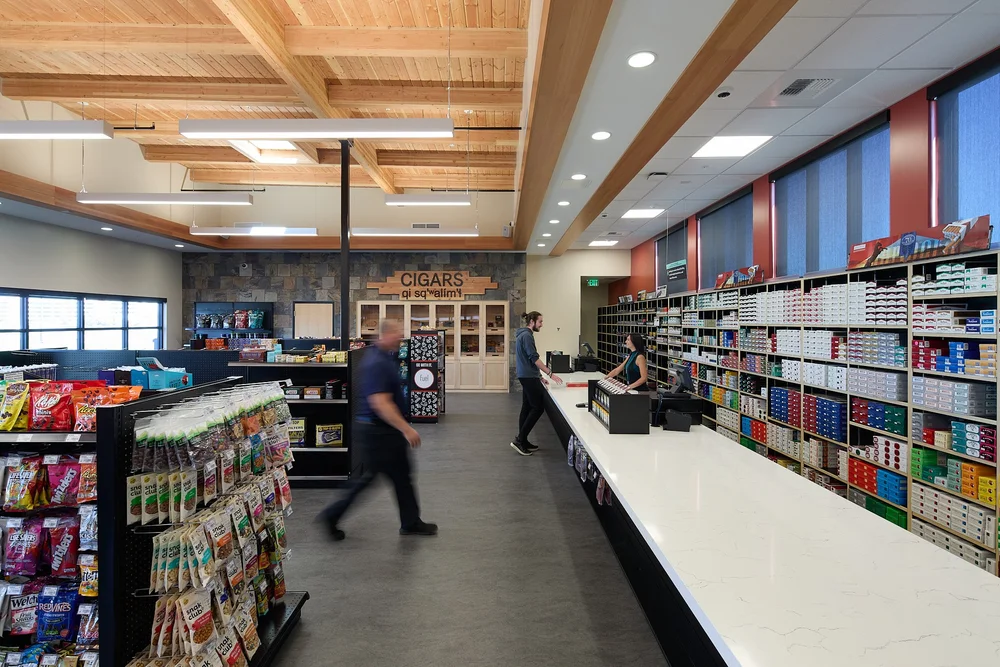 cowlitz tobacco Cowlitz Tabacco Outlet, The Cowlitz Indian Tribe — KMB architects