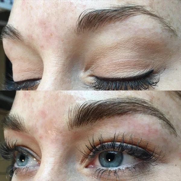 Natural Fluff with Microblading
